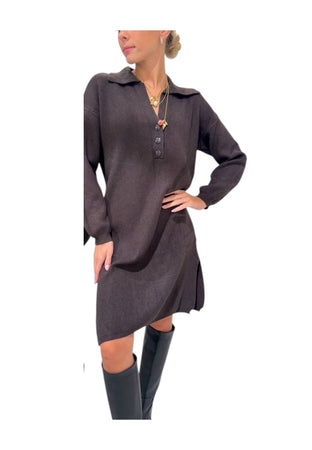 ANNARITAN Abito Donna AnnaritaN f7689ybfx22473 collo da donna