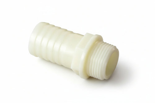Raccordo In Pa Portagomma Dritto- - M 2 X Ø Mm.50 - 5 Pezzi Bucchi