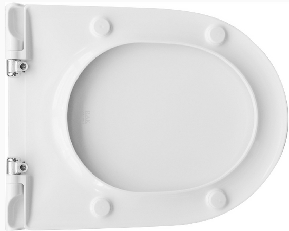 Sedile Wc Slim Moon Con Soft Closing Bianco Rak Coprivaso Copriwater