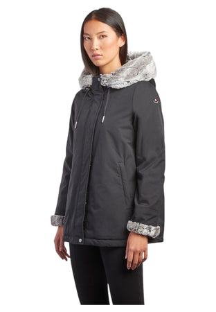 CANADIENS Giaccone Donna cap01323n-anita-ne impermeabilizzato da donna