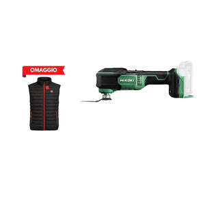 Hikoki Utensile Multifun Cv18Da 18V Sl Corpo+Gilet- 1,0 Pz