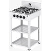 Cucina 4 Fuochi 2 Mensole Cm.49X49 Bianco- 1,0 Pz