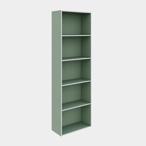 Libreria 4 Ripiani 50X22,8X157,4 Cm Verde Salvia- 1,0 Pz