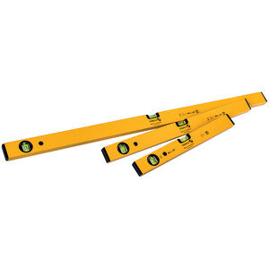 Set 3 Livelle 2 Bolle Stabila 70 Da 40-60-100 Cm- 1,0 Pz