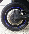 STRISCE ADESIVE blu per CERCHI 17-19 POLLICI compatibili MOTO YAMAHA SUPER TENERE