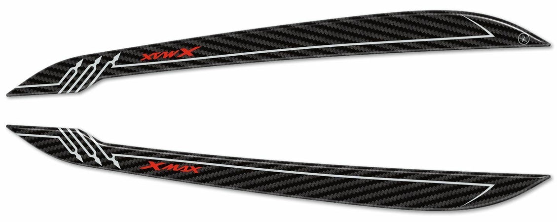 2 ADESIVI 3D PROTEZIONE MANIGLIE compatibili scooter YAMAHA XMAX 400 2017-2021