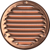 Griglia Di Aerazione Tonda In Rame Ø 80 Mm