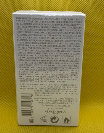 Giorgio Armani Acqua Di Gio per Uomo 100ml Eau de Toilette Profumo
