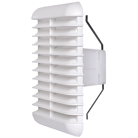 Griglia Di Aerazione Quadra Universale Ø 80>125 Mm - 166X166 Mm