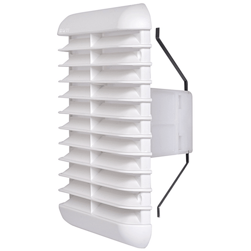 Griglia Di Aerazione Quadra Universale Ø 80>125 Mm - 166X166 Mm