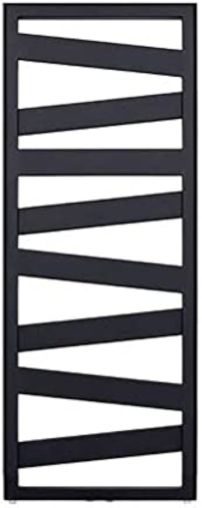 Termoarredo Zehnder Ribbon H. 1017- Nero Opaco Largh. Cm 60- Zehnd- Pezzi 1