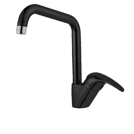 Miscelatore Monoc. Lavello Nettuno Due- Nero-Cromo- Paffo- Pezzi 1