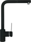 Miscelatore Monocomando Lavello Con Doccia Estraibile Linea Pin- Nero Opaco- Argo- Pezzi 1