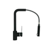 Miscelatore Monocomando Lavello Con Doccia Estraibile Linea Pin- Nero Opaco- Argo- Pezzi 1