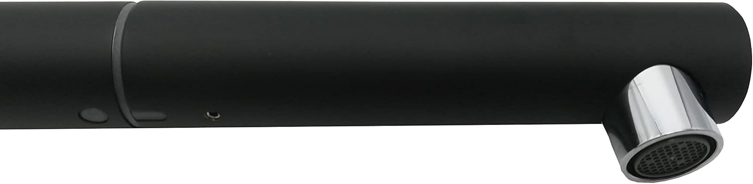 Miscelatore Monocomando Lavello Con Doccia Estraibile Linea Pin- Nero Opaco- Argo- Pezzi 1