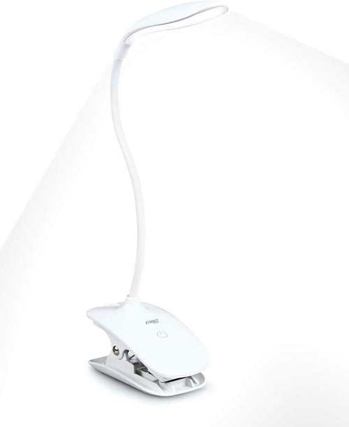 20LED Lampada da tavolo a clip, lampada da comodino wireless, 3 luminosità