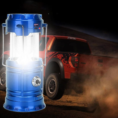 Lanterna LED Campeggio – portatile Lanterna ricaricabile USB solare ultra lumino