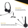 Cuffie USB in PVC con cancellazione del rumore con microfono Ufficio Call