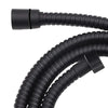 Flessibile Doccia In Ottone- Nero Opaco Cm 150- Remer- Pezzi 1