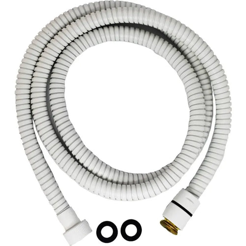 Flessibile Doccia In Ottone- Bianco Opaco Cm 150- Remer- Pezzi 1