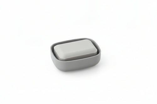 Porta Sapone Pod- Grigio Cm 11,5 X H. 3 X 9- Metaf- Pezzi 1