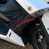 2 ADESIVI Resinati 3D Gel ERGAL compatibili per carena YAMAHA TMAX 530 2012-2016