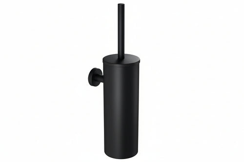 Portascopino Chiuso Da Muro Kaliss- Nero Cm 12,2 X H.42,2 X 14,2- Koemo- Pezzi 1