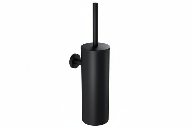 Portascopino Chiuso Da Muro Kaliss- Nero Cm 12,2 X H.42,2 X 14,2- Koemo- Pezzi 1