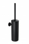 Portascopino Chiuso Da Muro Kaliss- Nero Cm 12,2 X H.42,2 X 14,2- Koemo- Pezzi 1