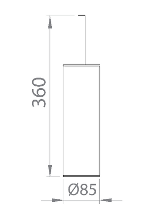 Portascopino Fresia- Grigio- Dh- Pezzi 1