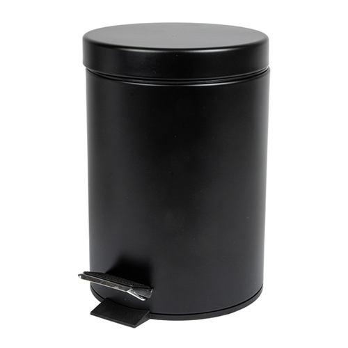 Pattumiera Fresia- Nera Lt. 5 Diam.20,5 X H. 28- Dh- Pezzi 1