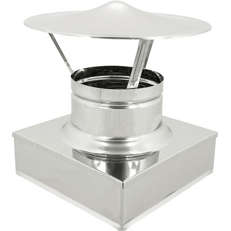 Fumaiolo Quadro A Cappello 'Cinese' 200X200 Mm