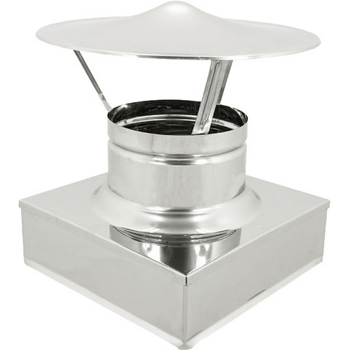 Fumaiolo Quadro A Cappello 'Cinese' 200X200 Mm