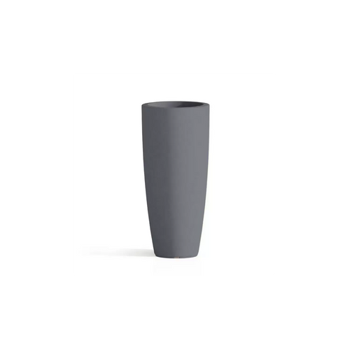 Vaso Tondo 'Stilo' Ã? Cm 40Xh.90 - 20 Lt. Grigio