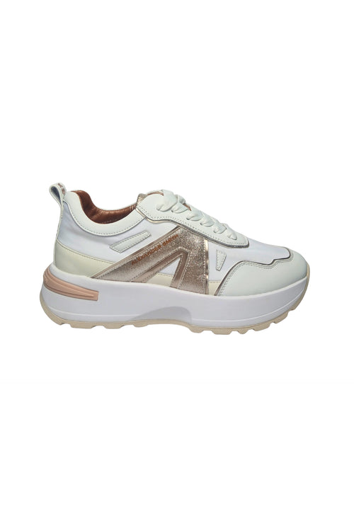 ALEXANDER SMITH Scarpe Donna Alexander Smith Liverpool Woman White Light Gold da donna