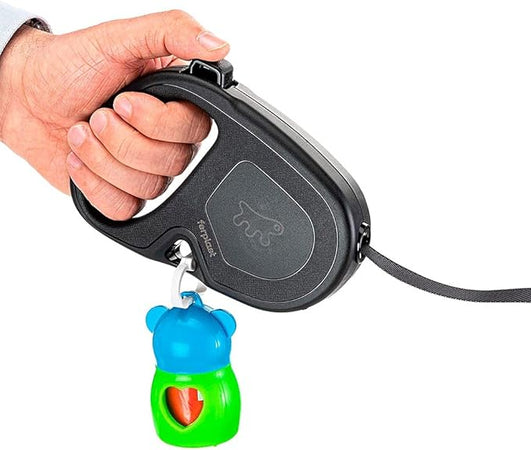 Guinzaglio Per Cani Flippy One Tape Large Nero- Ferplast- 1,0 Pz