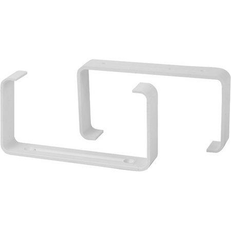 Kit Staffe Fermatubo Per Tubo Rettangolare Mm 110X55 - Confezione 2 Pezzi - Pes