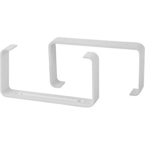 Kit Staffe Fermatubo Per Tubo Rettangolare Mm 110X55 - Confezione 2 Pezzi - Pes