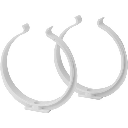 Kit Staffe Fermatubo Per Tubo Tondo Ø 100 Mm - Confezione 2 Pezzi - Pes