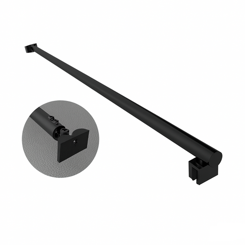 Braccio Per Walk In Tondo 2 Teste Snodabili- Cm 45 Nero- Dhimp- Pezzi 1