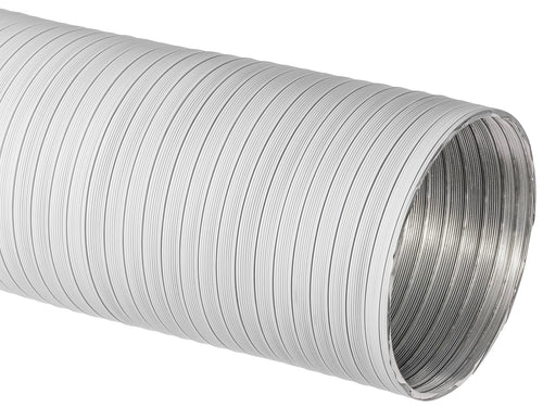 Tubo Alluminio Flex Allungabile A 3Mt- Diam. 150 Bianco- Dk- Pezzi 1