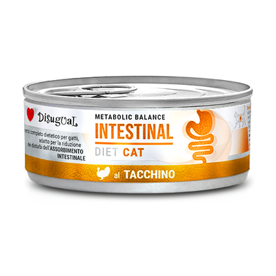 Disugual Metabolic Balance Intestinal gusto Tacchino per Gatti Adulti 85gr