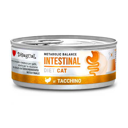 Disugual Metabolic Balance Intestinal gusto Tacchino per Gatti Adulti 85gr