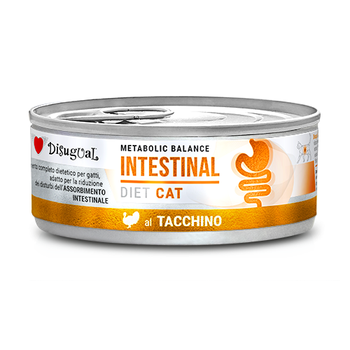 Disugual Metabolic Balance Intestinal gusto Tacchino per Gatti Adulti 85gr