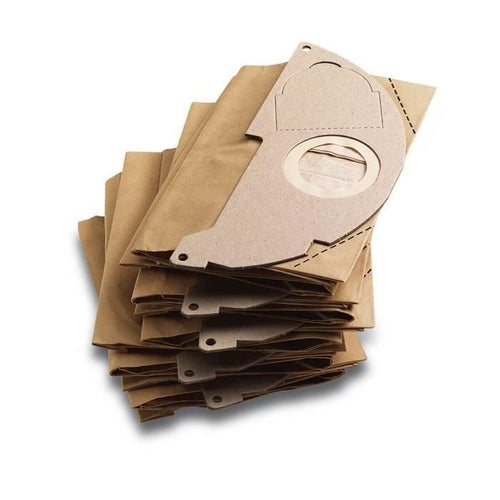 Sacco di carta filtro KRCHER, confezione da 5