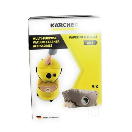 Sacco di carta filtro KRCHER, confezione da 5