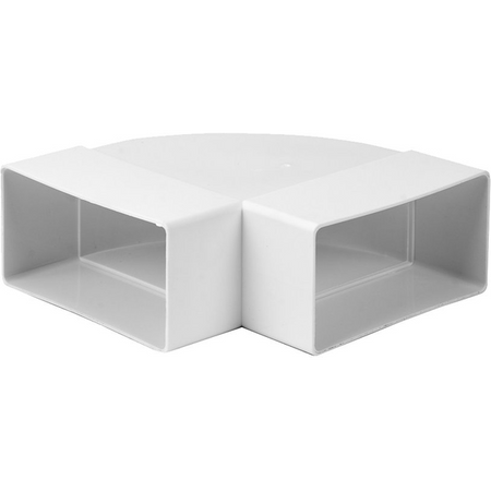 Curva Orizzontale Per Tubo Rettangolare Mm 110X55 - Pes