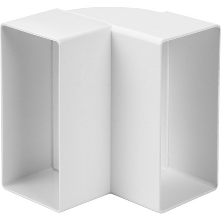 Curva Piatta Verticale Per Tubo Rettangolare Mm 110X55 - Pes