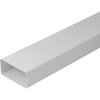 Tubo Rettangolare Per Ventilazione Mm 110X50 - Barra 1 Mt - Pes