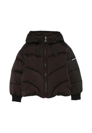 MONNALISA Piumino Bambina Monnalisa 17F103_NERO da bambino